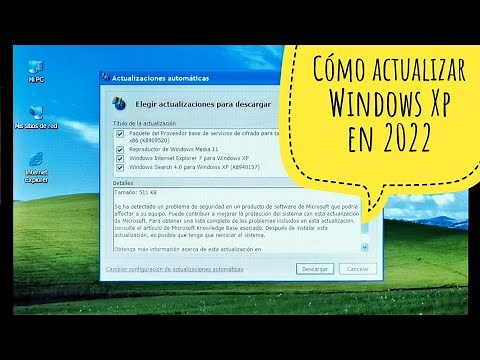 Cómo actualizar Windows XP SP3 en 2022, mediante WSUS y actualizaciones automáticas, paso a paso
