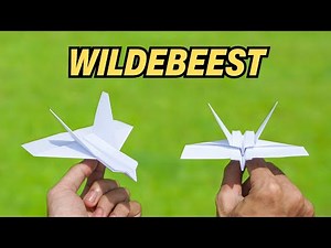 Wildebeest Paper Airplane Tutorial - Simple Paper Airplane