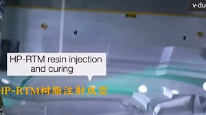 HP-RTM树脂注射成型工艺及较高程度的自动化生产。