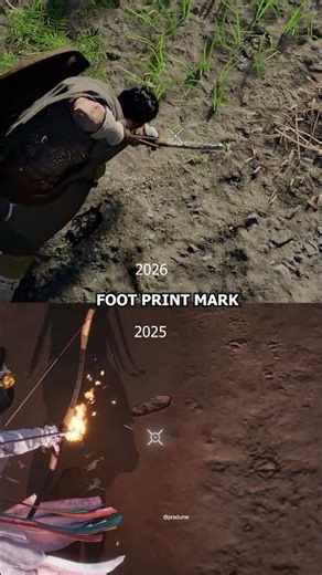 Crimson Desert Where Winds Meet Foot Print Mark #shorts #crimsondesert #wherewindsmeet