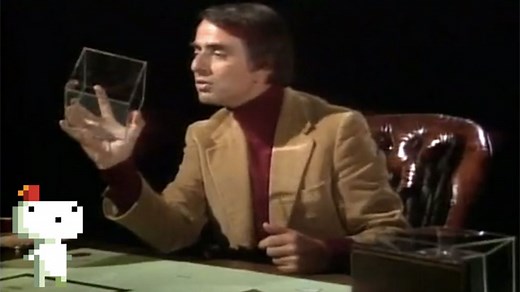‘Flatland’ redux: watch Carl Sagan explain the science of ‘Fez’
