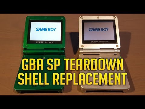 Game Boy Advance SP Teardown & ASG 101 Screen Replacement