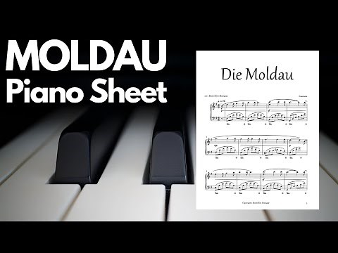Moldau Piano Sheet Music - Easier Version - Smetana