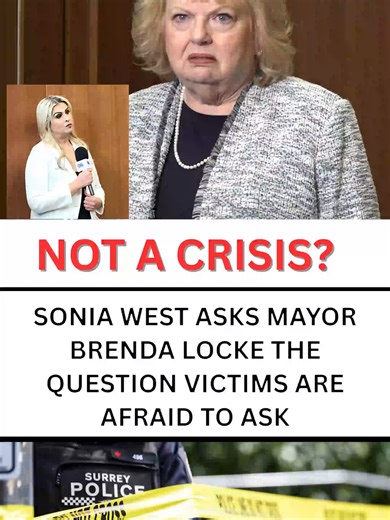 As violent extortion continues to impact businesses and communities across Surrey and beyond, Mayor Brenda Locke is calling for urgent federal leadership to stop the violence. But during this conversation, journalist Sonia West pressed the mayor on a critical contradiction: How does she respond to the Assistant Commissioner of the BC Extortion Task Force stating that extortion is not a crisis while shootings, threats, and fear continue to escalate? West also asked a deeply personal and uncomfort