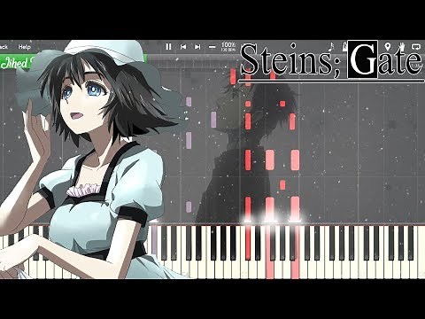Steins;Gate 0 Episode 12 Ending - "Song Played by the Stars" Shiina Kagari [Synthesia]