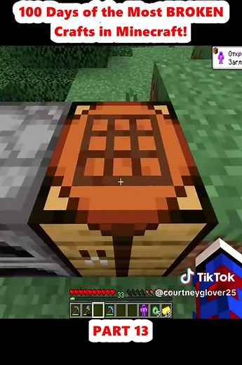 100 Days of the Most BROKEN Crafts in Minecraft