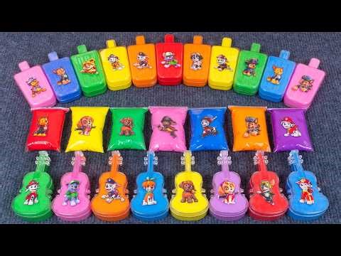 Paw Patrol Slime Adventure! Skye, Chase & Marshall in Satisfying Slime Coloring World 🌈