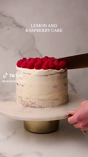 Lemon & Raspberry Cake: Easy Vegan Recipe
