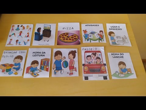 QUADRO DE ROTINA PARA AUTISTAS
