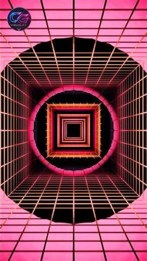 4K Neon Tunnel Visuals 🔥 #shorts #4k #loop