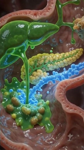 How Enzymes Digest Your Food 🧬 (3D Animation) #shorts