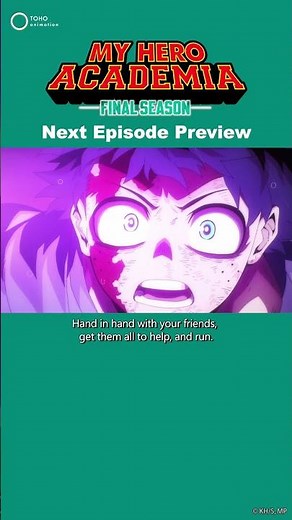 【Episode8 Preview】Izuku Midoriya Rising My Hero Academia FINAL SEASON
