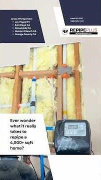 What It Really Takes to Repipe a 4,000+ Sq Ft Home