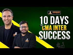 CMA Inter 10 Days Strategy | Last-Minute Tips & Time-Management Hacks!