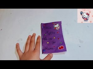 DIY Hello Kitty diary with (Kitty Arts)