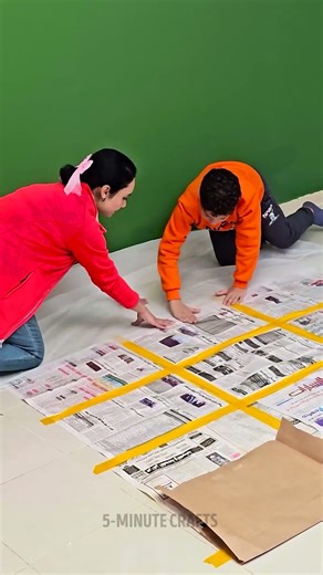 DIY Newspaper Playhouse for Kids! 🏡📰
