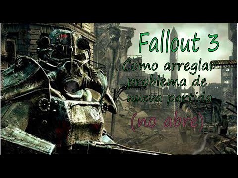 Fallout 3 error no abre partida al inicio/ Xbox pc/ Steam
