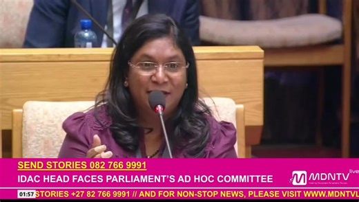 NCC President Fadiel Adams walked out of Parliament’s Ad Hoc Committee after IDAC Head Adv Andrea Johnson said she was uncomfortable discussing a criminal matter in which he is the complainant. | MDN News