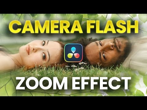 Camera Flash Zoom Effect in DaVinci Resolve