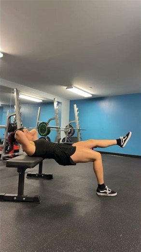 Single Leg Hip Thrust #exercisedemo #glutes