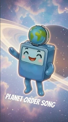 Planet Order Song for Kids 🪐 | Learn the Planets in Order | YouTube Shorts