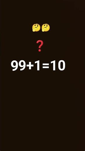 solve me 99+1=10