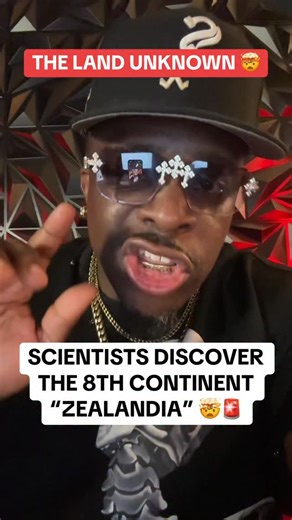 MONEY BATES | INFLUENCER on Instagram: "Scientists discover the 8th continent ZEALANDIA!!! 🤯🚨 #zealandia #earth #continent #science #tiktoknews"
