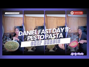 Daniel Fast Day 11: Pesto Pasta