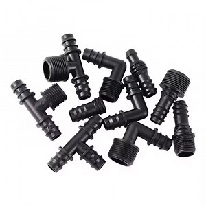 [Hot Item] 16/20/25mm PE Pipe Barb Connector Garden Micro Drip Irrigation Pipe Hose Connector Gardening Watering System