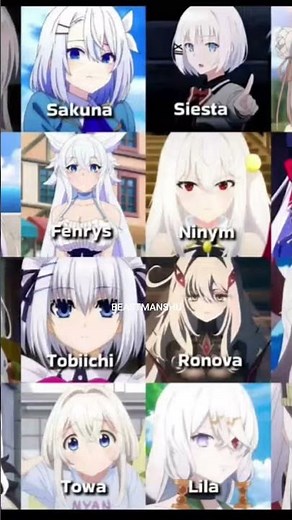 Top 16 White Hair Anime Girl's: Who is your favorite?