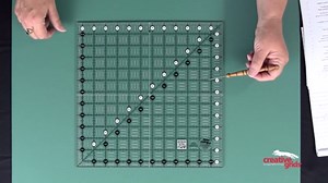 Creative Grids Quilt Ruler 3-1/2in x 3-1/2in Square – CGR3 – Made in USA, Non-Slip Grip Acrylic Quilting, Sewing, Crafting, Patchwork Ruler for Measuring & Cutting Fabric