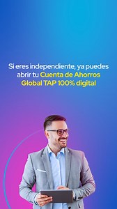 51 reactions |  ¿Independiente? ¡Eleva tu negocio con el combo Global TAP + Online Max! Aprovecha una tasa de hasta 4.5% y haz crecer tu inversión   Es tu momento. ¡Todo desde tu celular, fácil y rápido!   #GlobalTAP #Primerolagente | Global Bank Panamá | Facebook