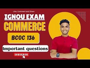 BCOC 136 INCOME TAX | BCOM COURSE | Important questions | IGNOU WALAY