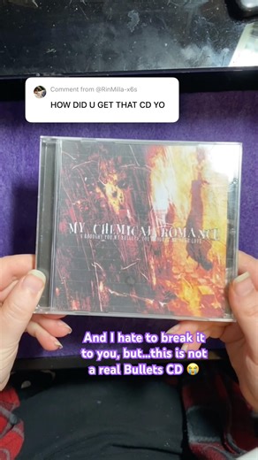 This is NOT a real Bullets CD (unfortunately) #mychemicalromance