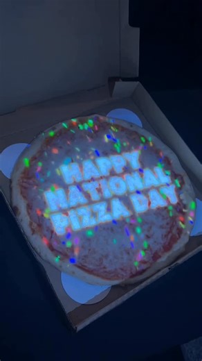 Lightware Labs / Projection Mapping / Dallas Ft Worth Texas on Instagram: "A couple of days late, but happy National Pizza Day! #nationalpizzaday"