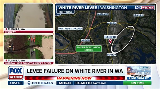 Second levee failure in Washington, as latest atmospheric slams state days after historic flooding