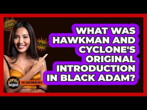 What was Hawkman and Cyclone's original introduction in Black Adam?