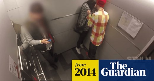 Swedish 'social experiment' shows people ignoring domestic abuse in a lift