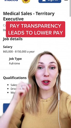 Here’s the dealio with pay transparency laws. What are your thoughts on having salary ranges on job descriptions? How has it impacted your job search or business? #jobmarket #jobsearch #business #negotiation #negotiationtips #money #personalfinance #careeradvice #layoffs #moneytips #salarytransparency #paytransparency #salarytransparentstreet #salarynegotiation