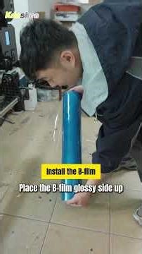 How to install crystal label film？