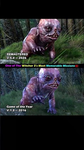 This Mission Still Hits Hard 😭 The Witcher 3 GOTY vs Remastered