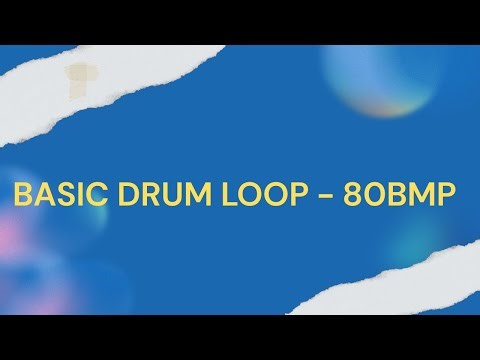 80 BPM Drums for Sleep & Study | Continuous Loop Ambience