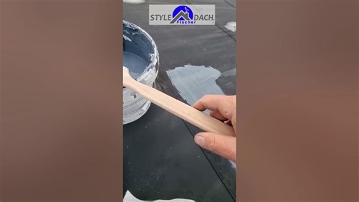 Kurzer Einsatz in Leipzig. Dach öffnen und wieder schließen. Dachkontrolle Flachdach - Abdichtung