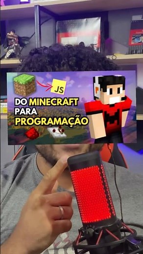 COMO MINECRAFT ME TORNOU UM PROGRAMADOR!! #minecraft #viniccius13 #redstone #javascript