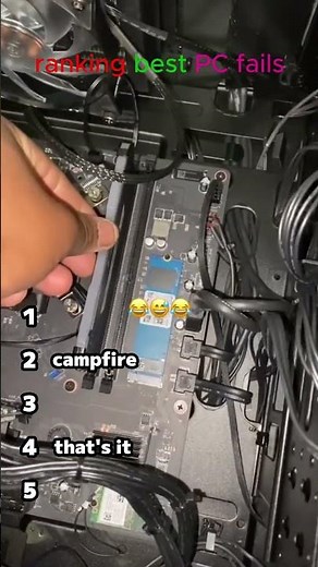 ranking best PC fails 🤔 #funny #trending #pcgaming #building #edit #memes #cute #fail #top #ranking