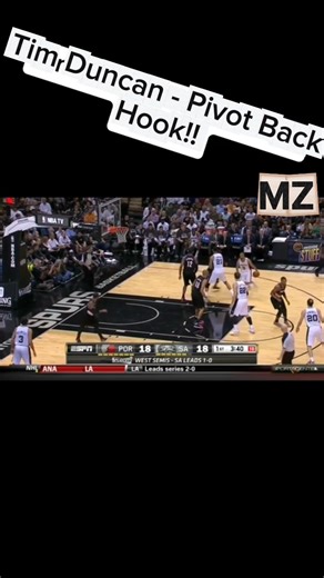6.3K views · 135 reactions | Tim Duncan Low Post Move - Pivot back hook! #TimDuncan #GoSpursGo #basketball #fypシ゚viralシfypシ゚viralシalシ | MarZel | Facebook