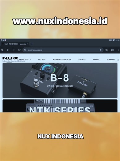 Website Resmi NUX Indonesia: Semua Firmware dan Alat