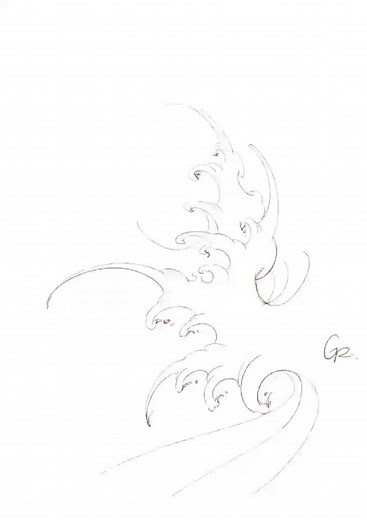 New traditional wave painting#Tattoo #tattoo