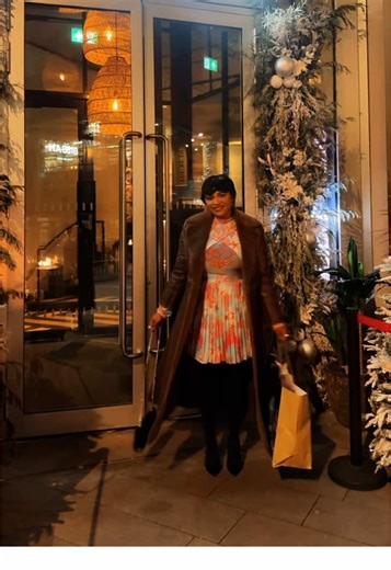 Full length Brown Coat with fur #winteroutfitinspo #tiktokshopfinds #browncoat #wintercoat