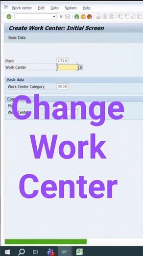 IR02 Tcode | How to change Work Center | Improve SAP PM Series | SAP S/4HANA Tutorial